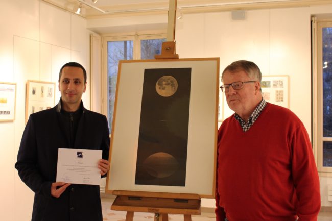 Remise du prix à Veliko Marinchevski