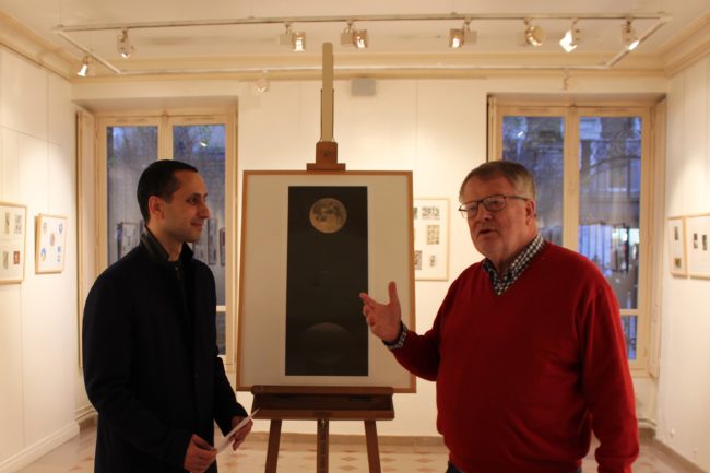 Remise du prix à Veliko Marinchevski