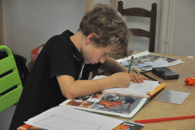 Dessin préparatoire