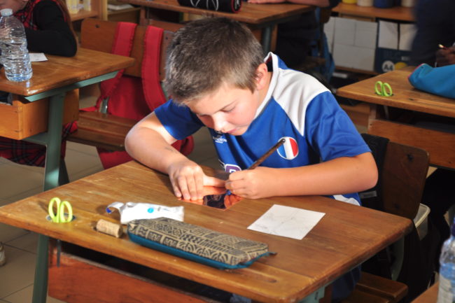 Avec beaucoup d'application !