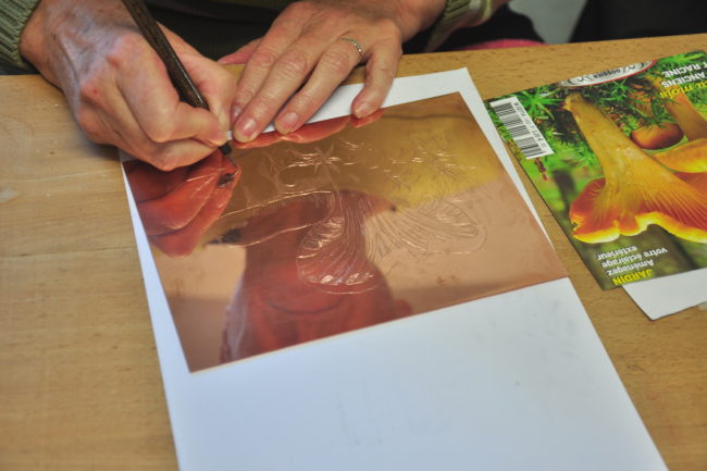 Belles plaques en cours d'élaboration