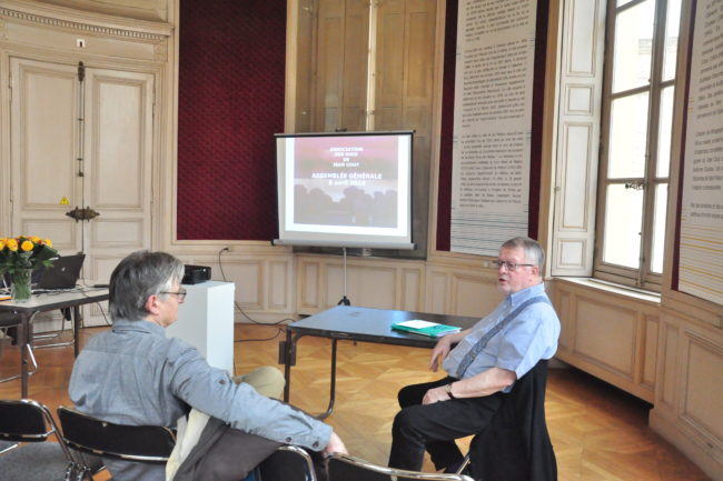 Yves Dubreil et Jacques Bouchet en pleine préparation