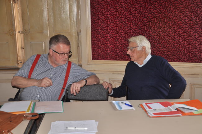 Le président et le trésorier