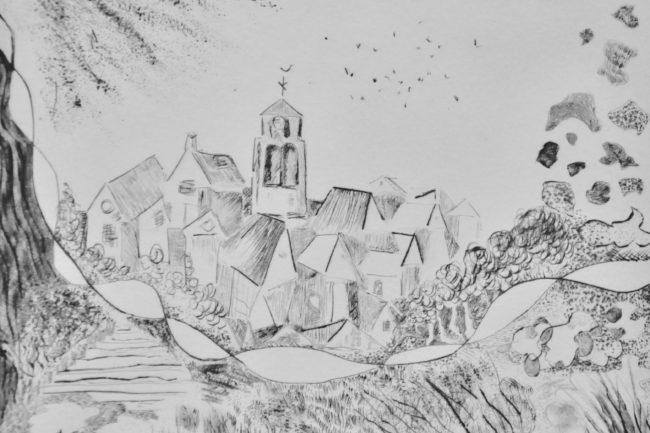 Mylène Moser   "Le bourg"