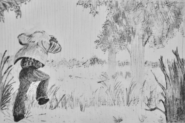 Josette Legall   "La pluie"