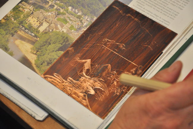 Travail d'une stagiaire