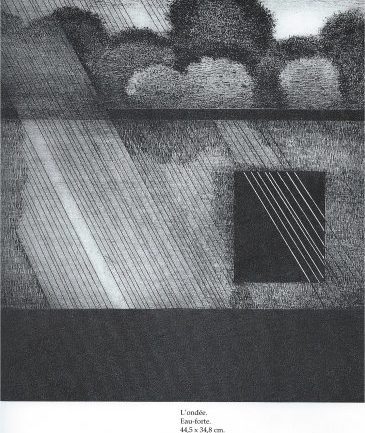L'ondée eau-forte 1983