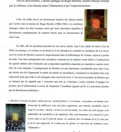 Nuit de Boissiérettes M.Couy