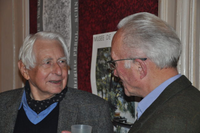 Le trésorier Louis Bouchet et Jacques Mauchien