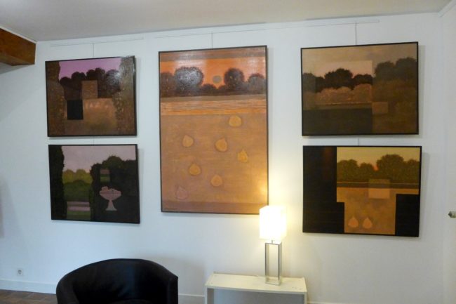 Au milieu : 1975 paysage aux fruits