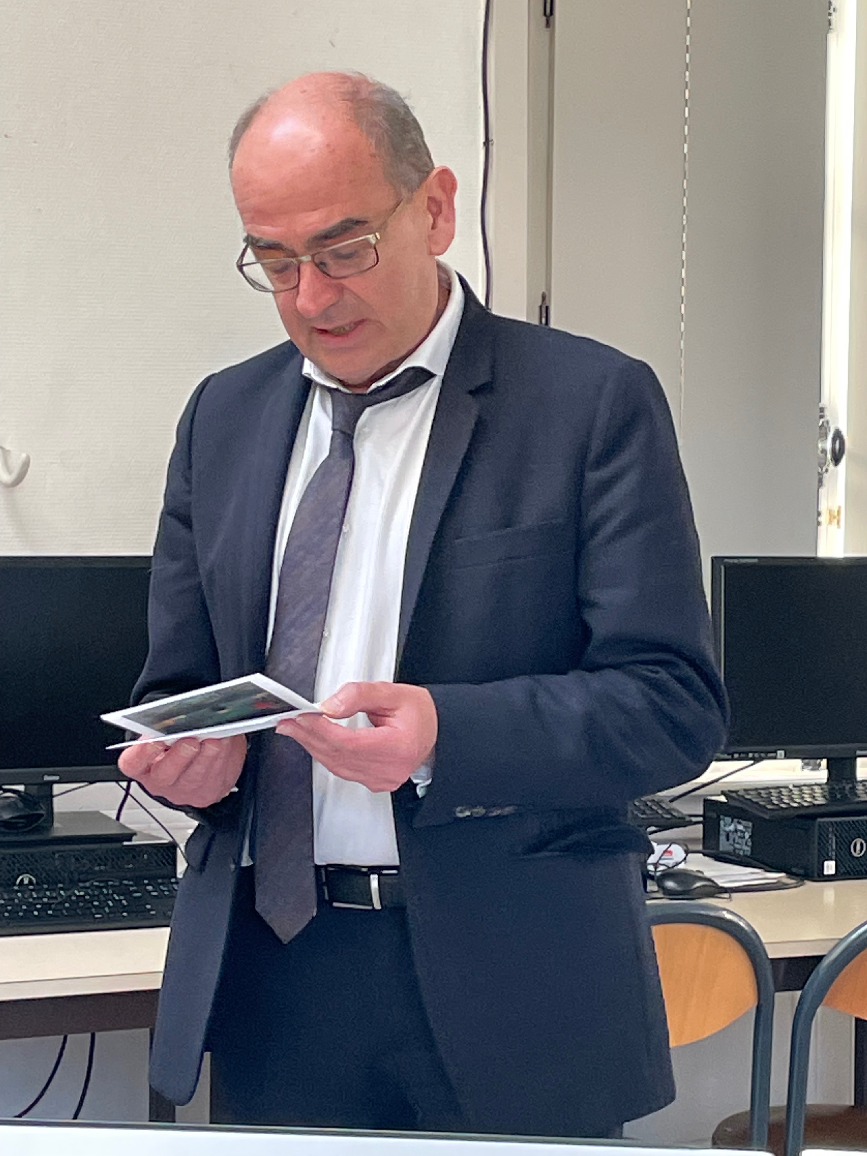 Discours de M.Desmares , proviseur