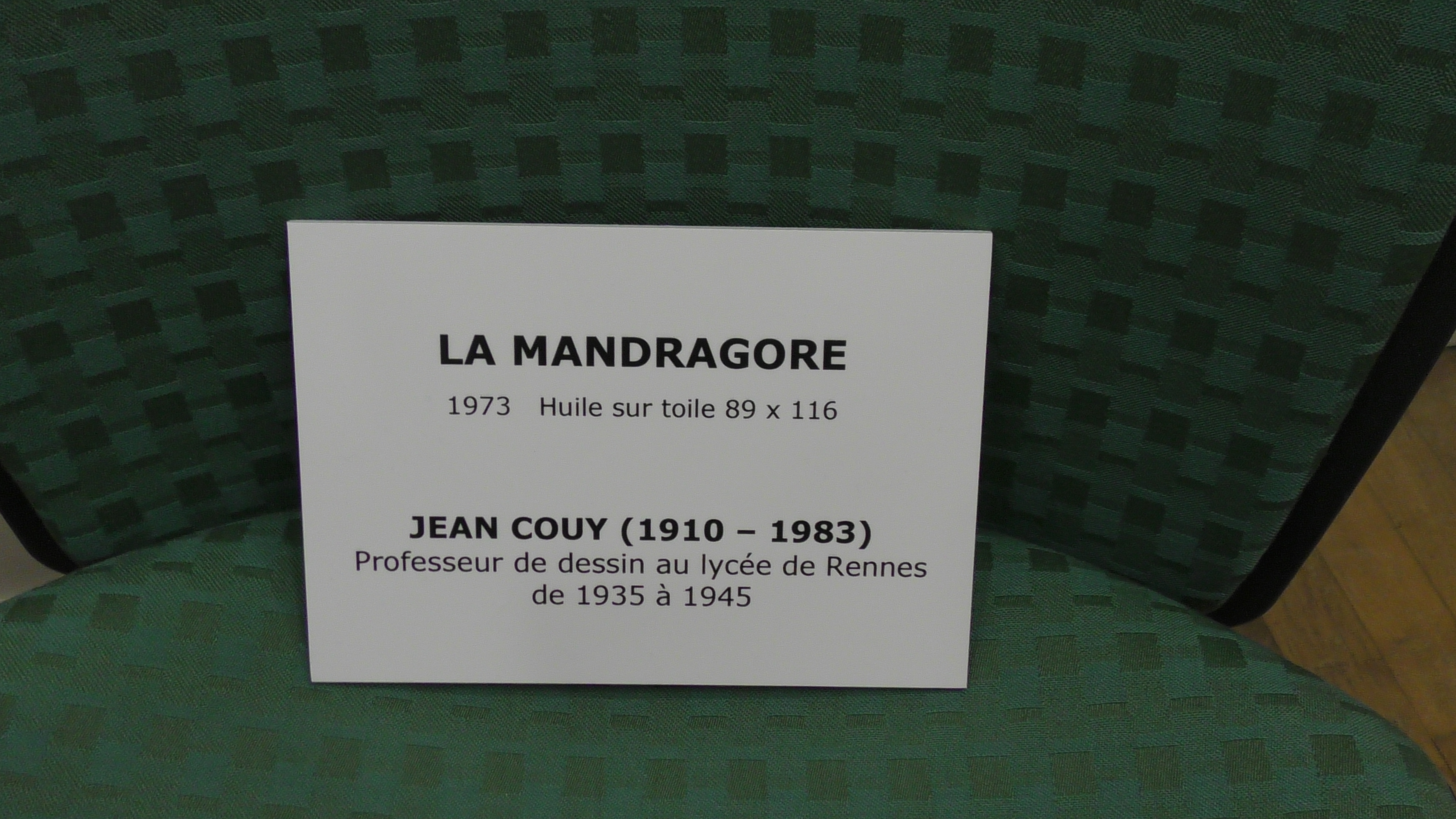 Le cartel de La Mandragore